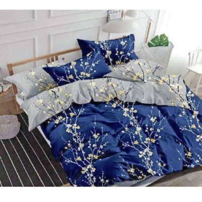 Housse de couette double coton et polyester – Ultra douce, modèle Blossom