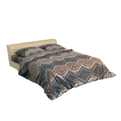 Housse de couette double coton et polyester – Ultra douce, modèle Ghaleh