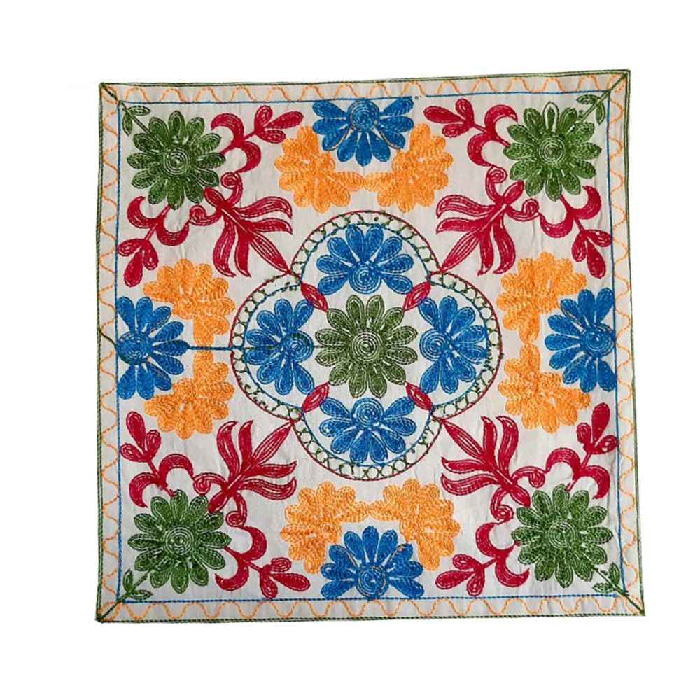 Housse de Coussin Brodée - Design Suzani Elham