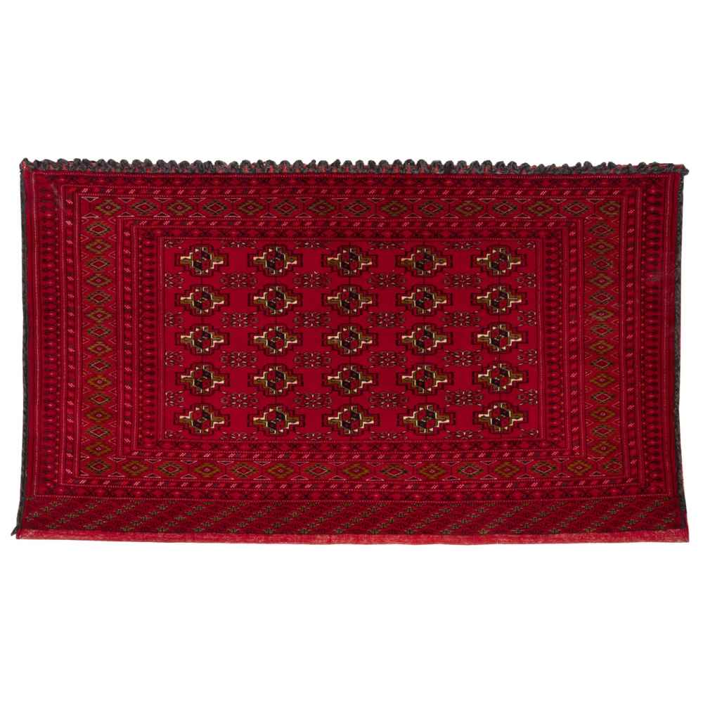 Housse de Coussin de Sol Torkaman Tissé à la Main - Poshti Nostalgie