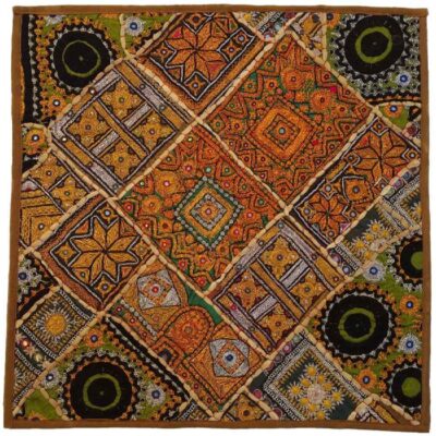 Nappe patchwork brodée Modèle Ahmad