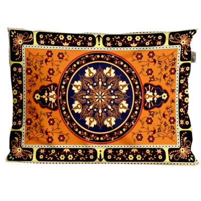 Taie d’oreiller en velours persan – Taille standard modèle Doran – Exquise et moelleuse (x2)