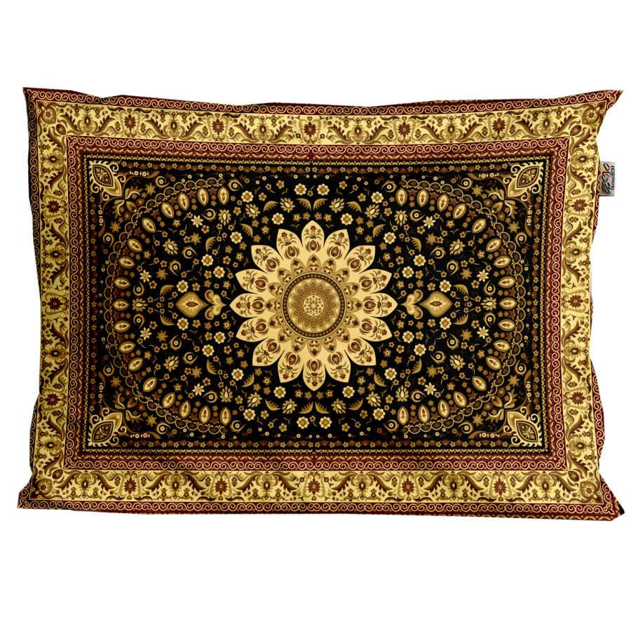 Taie d’oreiller en velours persan – Taille standard modèle Ladan – Luxe sophistiqué (x2)