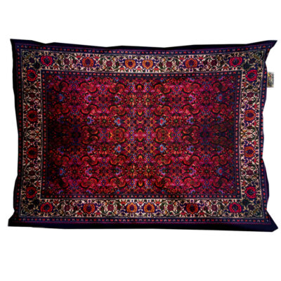 Taie d’oreiller en velours persan – Taille standard modèle Negar – Texture riche (x2)