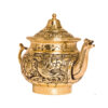 Samovar en laiton persan décoratif pour thé à charbon, 3 litres