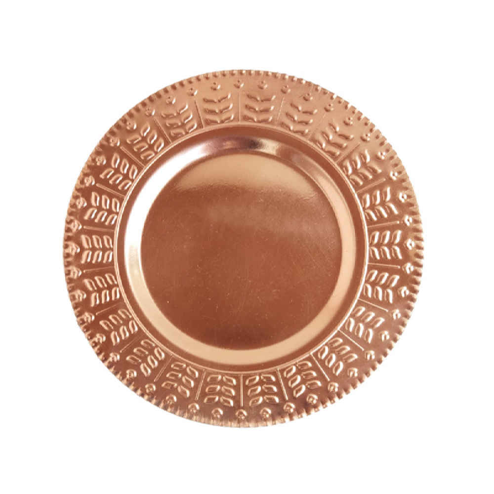 Assiette de vaisselle en cuivre persan - Modèle Atrisa