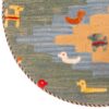 Housse de Coussin Kilim Persan - Design Animaux Tissé à la Main