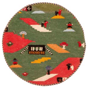 Housse de Coussin Kilim Persan – Modèle Hamid Tissé à la Main