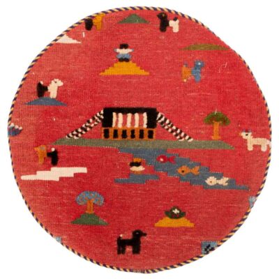 Housse de Coussin Kilim Persan – Modèle Ramoon Tissé à la Main
