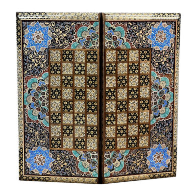 Plateau d’Échecs Khatamkari Persan Modèle Karen