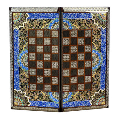 Plateau d’Échecs en Marqueterie Persane Modèle Roya