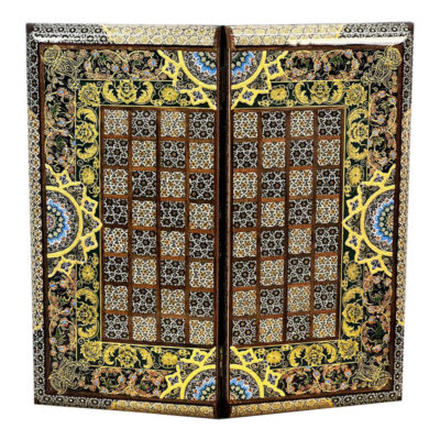 Plateau d’Échecs en Bois Marqueterie Persan Modèle Tina