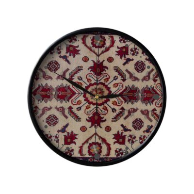 Horloge murale analogique inspirée de la Perse avec motif – Dorsa