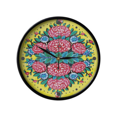 Horloge murale analogique inspirée de la Perse avec motif – Farang