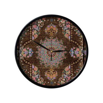 Horloge murale analogique inspirée de la Perse avec motif – Ghali