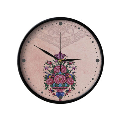 Horloge murale analogique inspirée de la Perse avec motif – Goldan