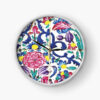 Horloge murale analogique inspirée de la Perse avec motif - Kaashi