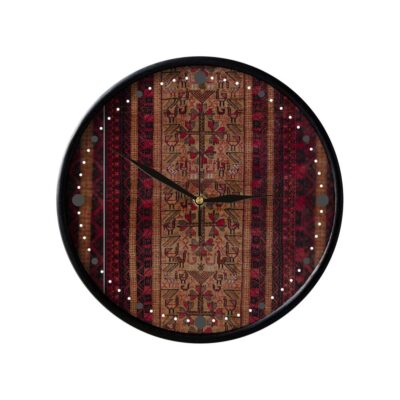 Horloge murale analogique inspirée de la Perse avec motif – Morghi