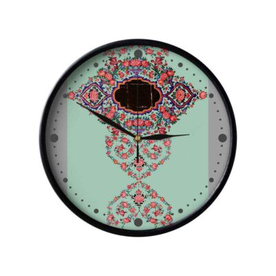 Horloge murale analogique inspirée de la Perse avec motif – Nojavan