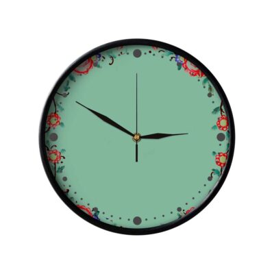 Horloge murale analogique inspirée de la Perse avec motif – Taranom