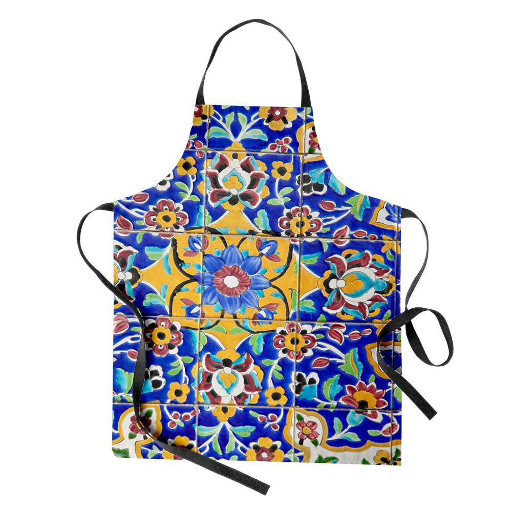 Tablier de Cuisine Style Persan Modèle Tile