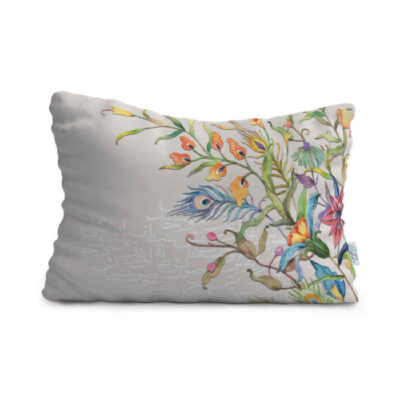 Oreiller de confort reposant pour lit – Housse en velours inspirée de l’art persan modèle Naghsh (2x)