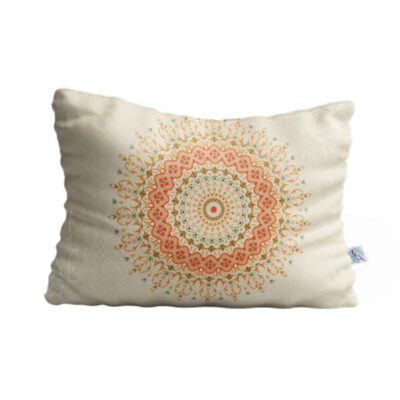Oreiller de confort reposant pour lit – Housse en velours modèle Sun (2x)