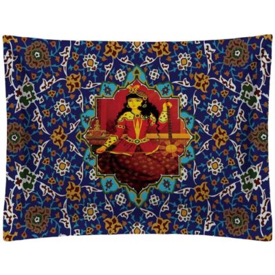 Taie d’oreiller en velours persan – Taille standard modèle Banoo (x2)