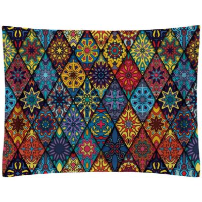 Taie d’oreiller en velours persan – Taille standard modèle Jana (x2)