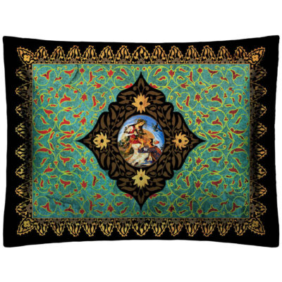 Taie d’oreiller en velours persan – Taille standard modèle Jamal (x2)