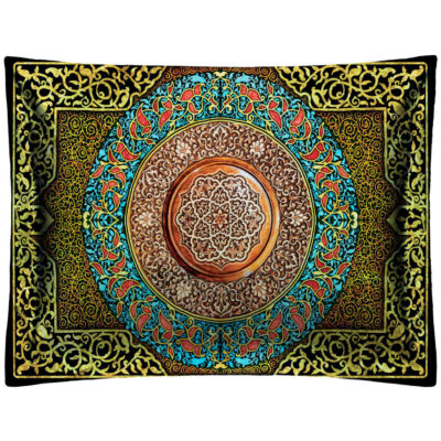 Taie d’oreiller en velours persan – Taille standard modèle Mona (x2)