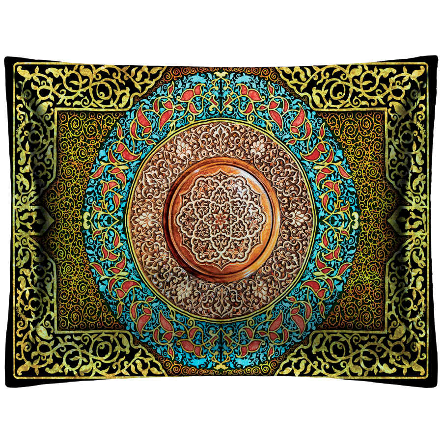 Taie d’oreiller en velours persan – Taille standard modèle Mona (x2)