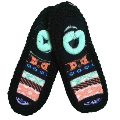 Pantoufles en crochet pour femmes en coton tricoté Modèle Diara