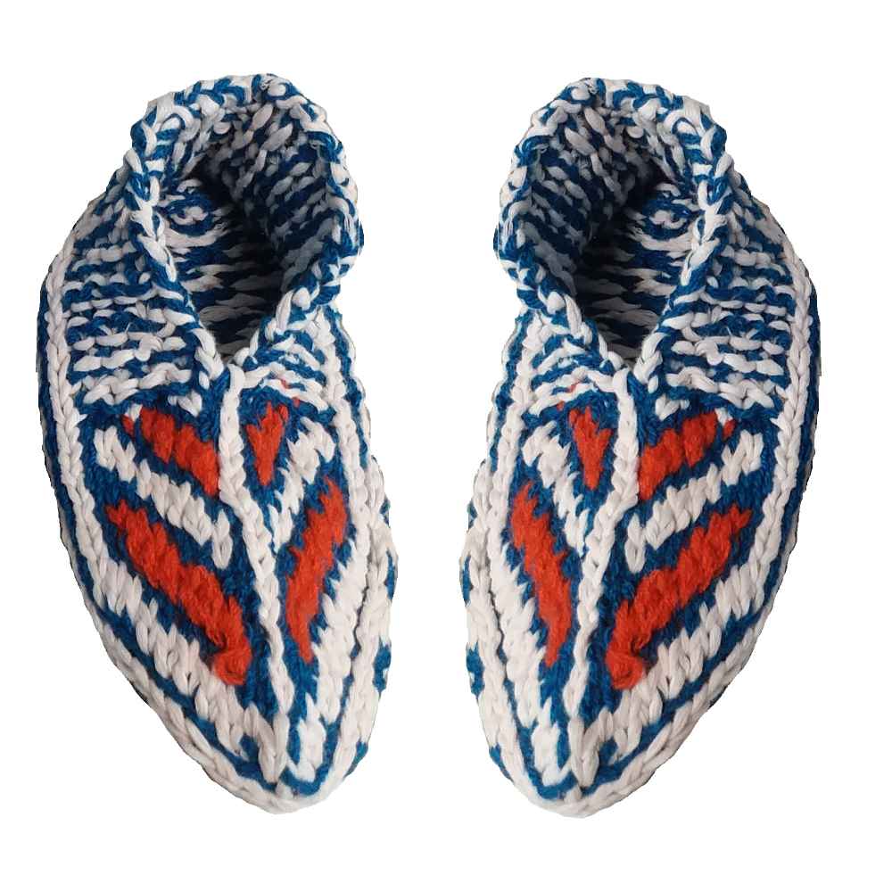 Pantoufles en crochet Azerbaïdjan pour femmes en fibre acrylique tricotée Farima