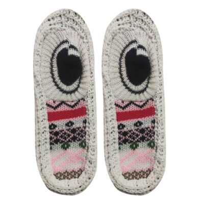 Chaussons au Crochet pour Femme en Coton Tricoté – Modèle Hengameh