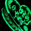 Veilleuse LED persane 3D – citation d'amour Shahre Del