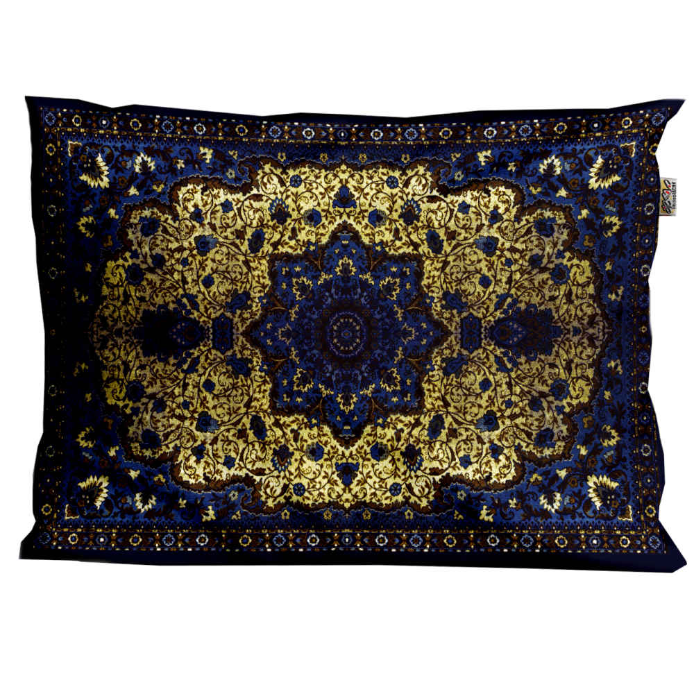 Taie d’oreiller en velours persan – Taille standard avec motif traditionnel (x2)