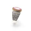 Bague en argent Topaze Rose persane pour homme Vahab