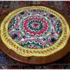 Nappe ronde brodée à la main Modèle Khorshid