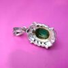 Pendentif en argent persan avec pierre précieuse Turquoise Elen
