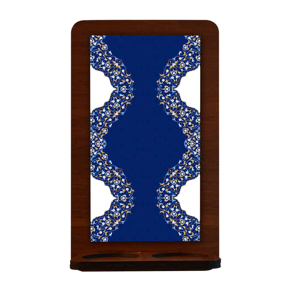 Applique murale persane en bois pour bougies chauffe-plat Bahram (x2)