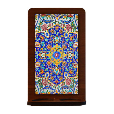 Applique murale persane en bois pour bougies chauffe-plat Carreau (x2)