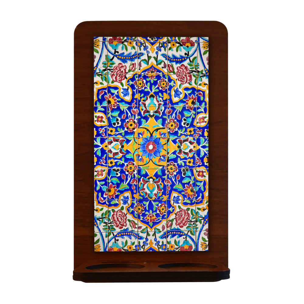 Applique murale persane en bois pour bougies chauffe-plat Carreau (x2)