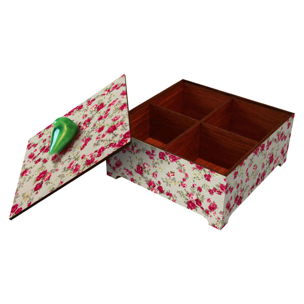 Boîte Organisatrice de Bonbons en Bois Modèle Bahar