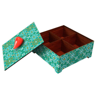 Boîte Organisatrice de Bonbons en Bois Modèle Laya