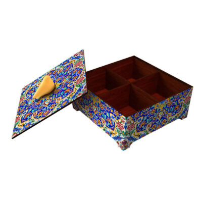 Boîte Organisatrice de Bonbons en Bois Modèle Traditionnel