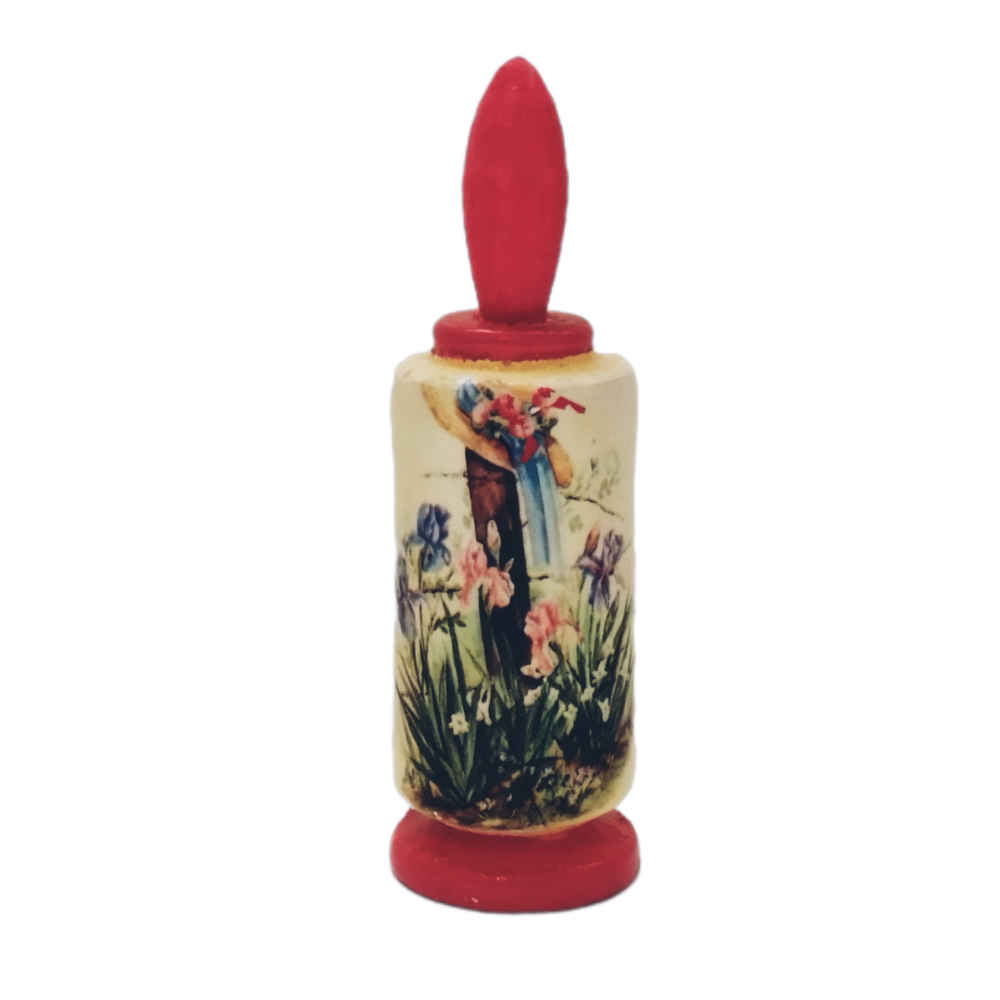 Contenant Persan Surma Dani en Bois pour Garder le Kohl Arad (x2)