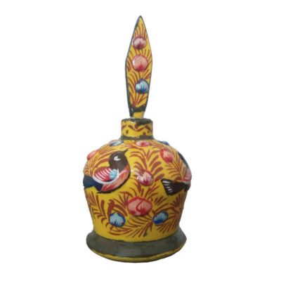Contenant Persan Surma Dani en Bois pour Garder le Kohl Gol o Morgh (x2)
