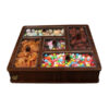 Boîte organisatrice en bois pour noix et bonbons Modèle Mahsa