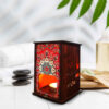 Lanterne persane en bois pour bougies chauffe-plat Tradition (x2)